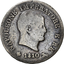 Monnaie, États italiens, KINGDOM OF NAPOLEON, Napoleon I, 10 Soldi, 1810