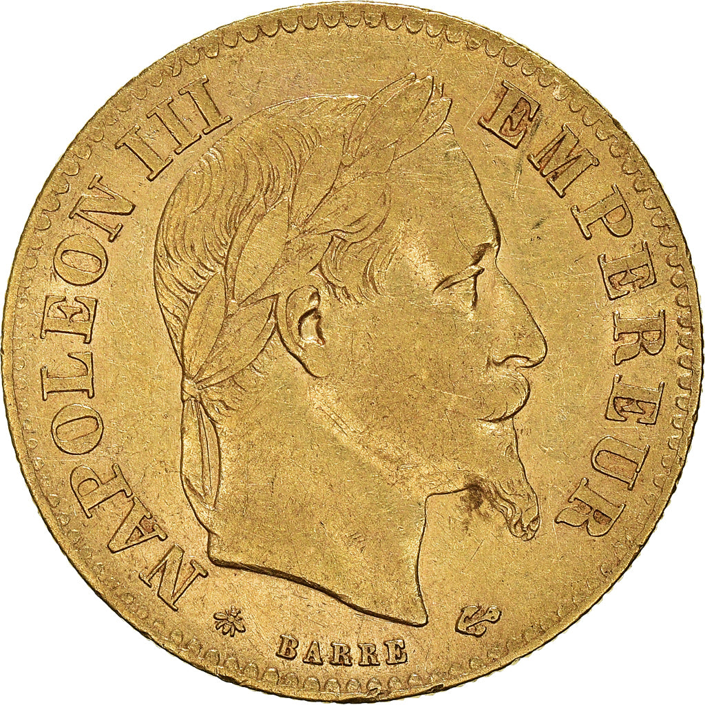 Monnaie, France, Napoleon III, Napoléon III, 10 Francs, 1862, Paris, Frappe