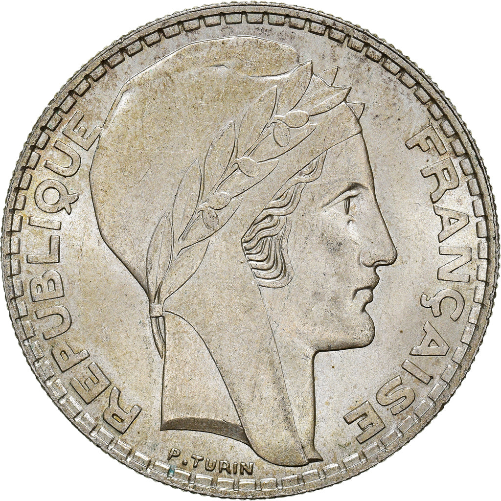 Monnaie, France, Turin, 20 Francs, 1938, Paris, SUP+, Argent, Gadoury:852
