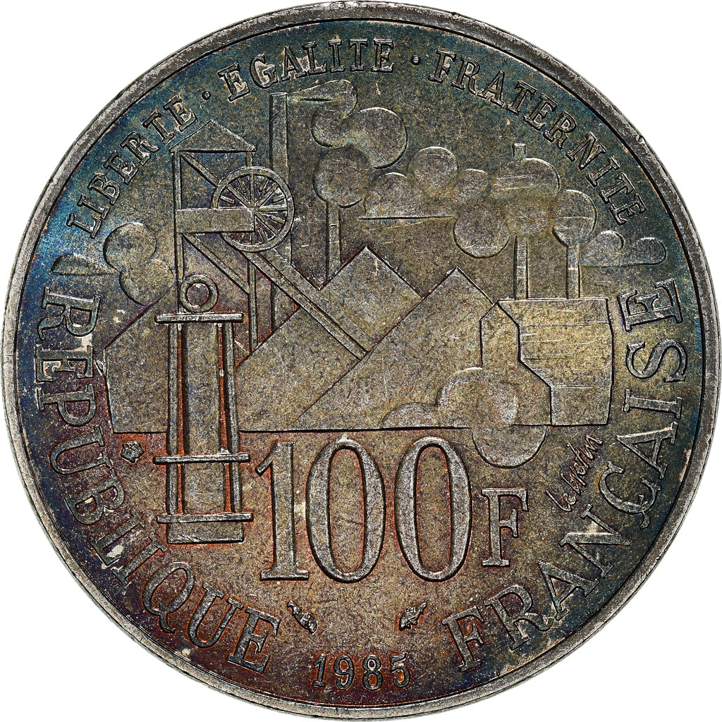 Monnaie, France, Germinal, 100 Francs, 1985, Paris, SUP, Argent, Gadoury:900