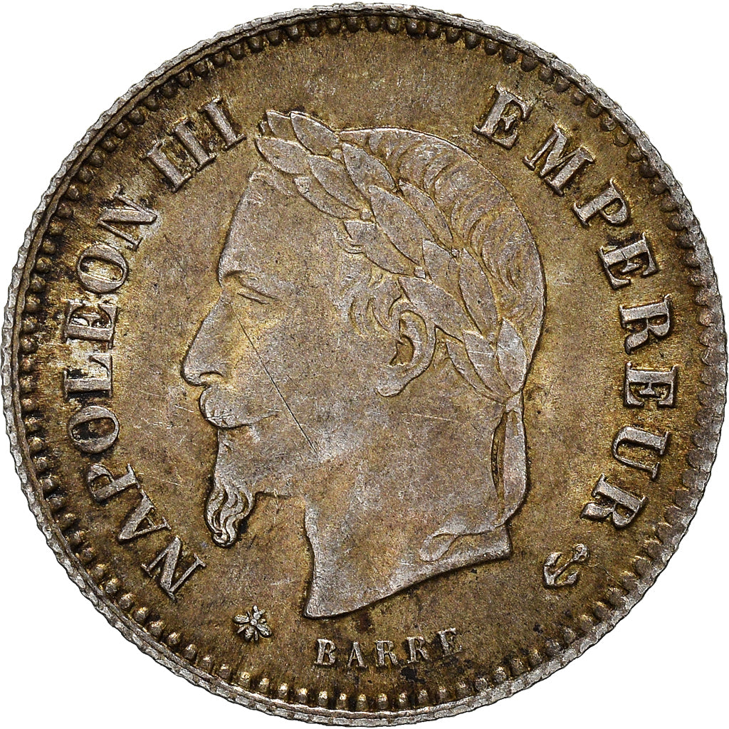 Moeda, França, Napoleon III, Napoléon III, 20 Centimes, 1867, Paris