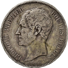 Coin, Belgium, Leopold I, 5 Francs, 5 Frank, 1850, VF(30-35), Silver, KM:17