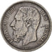 Moneta, Belgia, Leopold II, 5 Francs, 5 Frank, 1867, Point après F, EF(40-45)