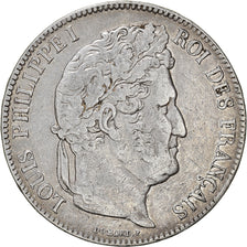 Monnaie, France, Louis-Philippe, 5 Francs, 1835, Rouen, TB+, Argent