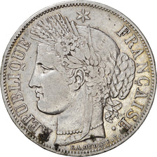 Coin, France, Cérès, 5 Francs, 1849, Paris, EF(40-45), Silver, KM:761.1