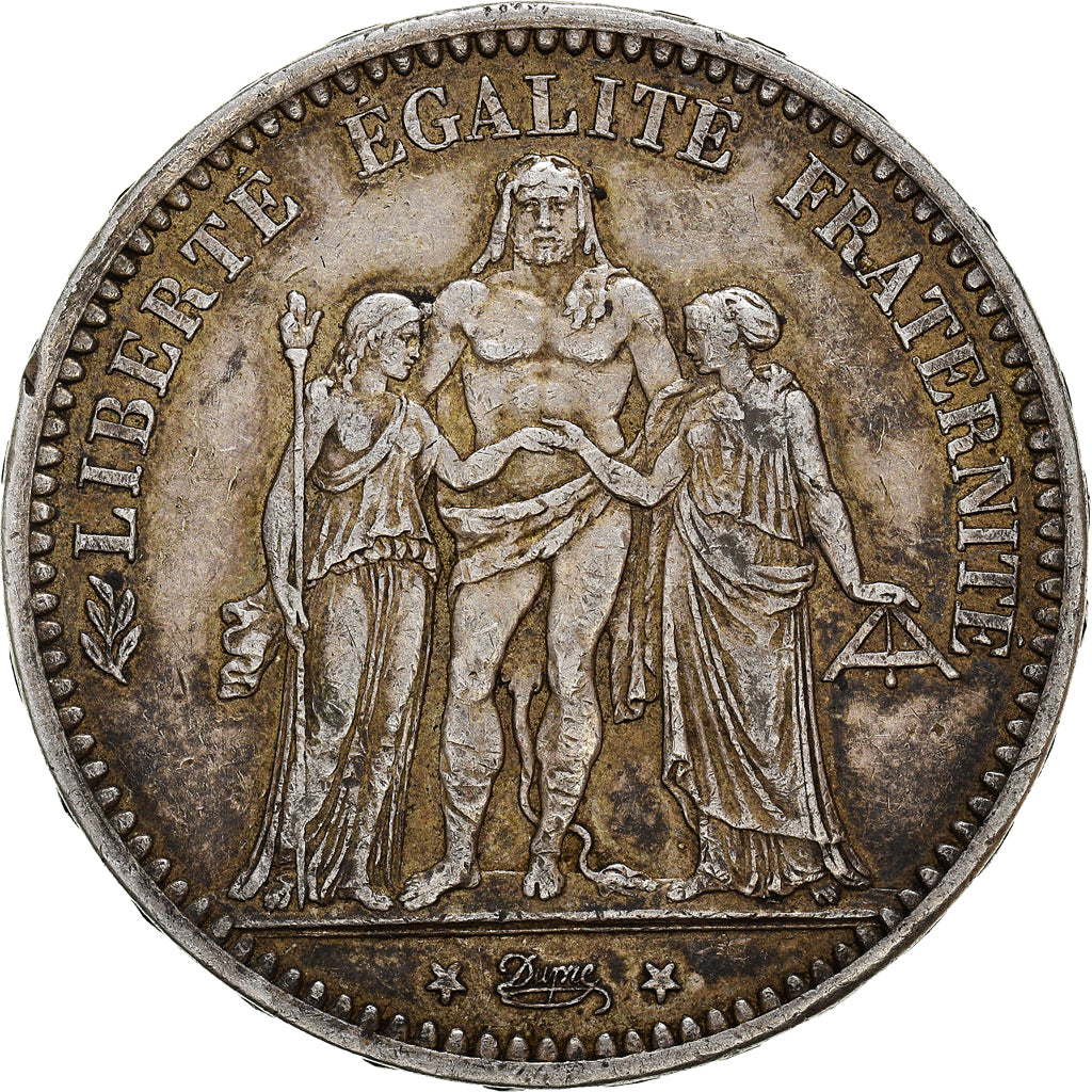 Monnaie, France, Hercule, 5 Francs, 1873, Paris, TTB, Argent, Gadoury:745.a