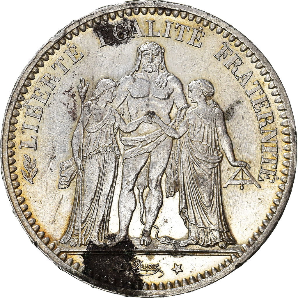 Coin, France, Hercule, 5 Francs, 1873, Paris, AU(55-58), Silver, KM:820.1