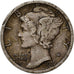 Monnaie, États-Unis, Mercury Dime, Dime, 1916, U.S. Mint, Philadelphie, TTB