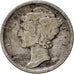 Moneta, Stati Uniti, Mercury Dime, Dime, 1917, U.S. Mint, Philadelphia, MB+