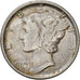 Moneta, USA, Mercury Dime, Dime, 1918, U.S. Mint, San Francisco, AU(50-53)