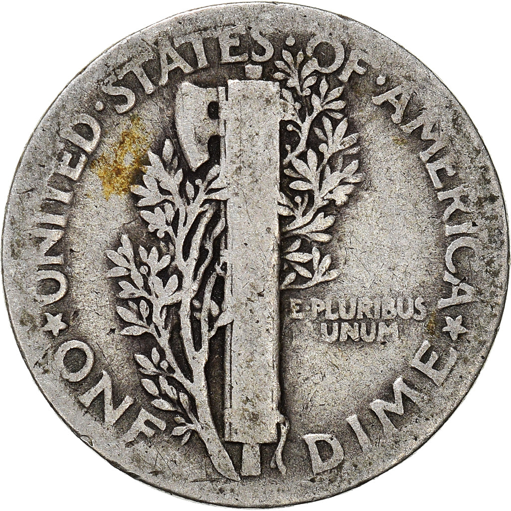 Moneta, Stati Uniti, Mercury Dime, Dime, 1923, U.S. Mint, Philadelphia, MB