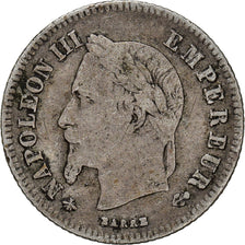 Munten, Frankrijk, Napoleon III, Napoléon III, 20 Centimes, 1866, Paris, FR+