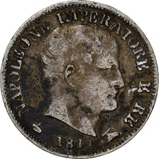 Moneta, DEPARTAMENTY WŁOSKIE, KINGDOM OF NAPOLEON, Napoleon I, 5 Soldi, 1811