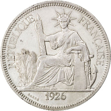 FRENCH INDO-CHINA, Piastre, 1926, Paris, KM #5a.1, EF(40-45), Silver, Lecompte..