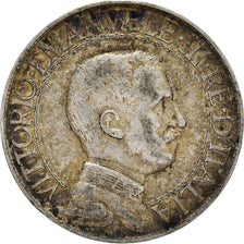 Moneta, Włochy, Vittorio Emanuele III, Lira, 1913, Rome, EF(40-45), Srebro
