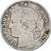 Moneta, Francia, Cérès, Franc, 1872, Paris, grand A, B+, Argento, KM:822.1