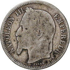 Münze, Frankreich, Napoleon III, Napoléon III, Franc, 1867, Bordeaux, SGE+