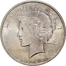 Coin, United States, Peace Dollar, Dollar, 1922, U.S. Mint, Philadelphia