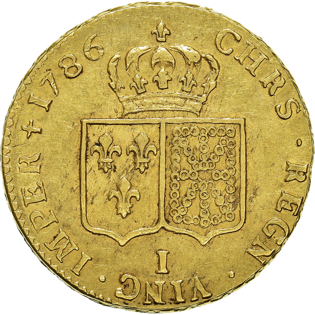 Münze, Frankreich, Louis XVI, 2 Louis D'or, 1786, Limoges, SS, Gold, KM:592.7