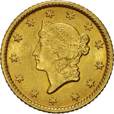 Coin, United States, Liberty Head - Type 1, Dollar, 1853, U.S. Mint, New