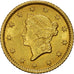 Coin, United States, Liberty Head - Type 1, Dollar, 1853, U.S. Mint, New