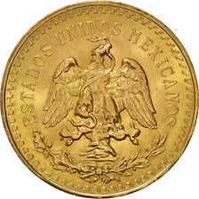 Coin, Mexico, 50 Pesos, 1946, Mexico City, AU(55-58), Gold, KM:481