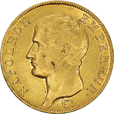 Munten, Frankrijk, Napoléon I, 40 Francs, 1806, Paris, ZF, Goud, KM:675.1
