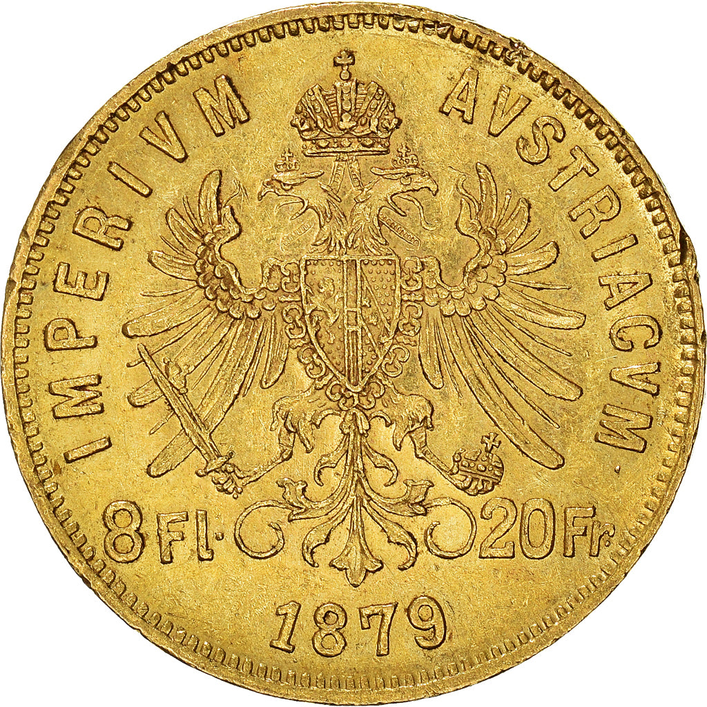 Monnaie, Autriche, Franz Joseph I, 8 Florins-20 Francs, 1878, TTB, Or, KM:2269