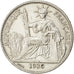 FRENCH INDO-CHINA, 50 Cents, 1936, Paris, KM #4a.2, AU(50-53), Silver, Lecompte.