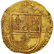 Münze, Spanien, Philip II, 4 Escudos, 1566-1587, Seville, SS, Gold