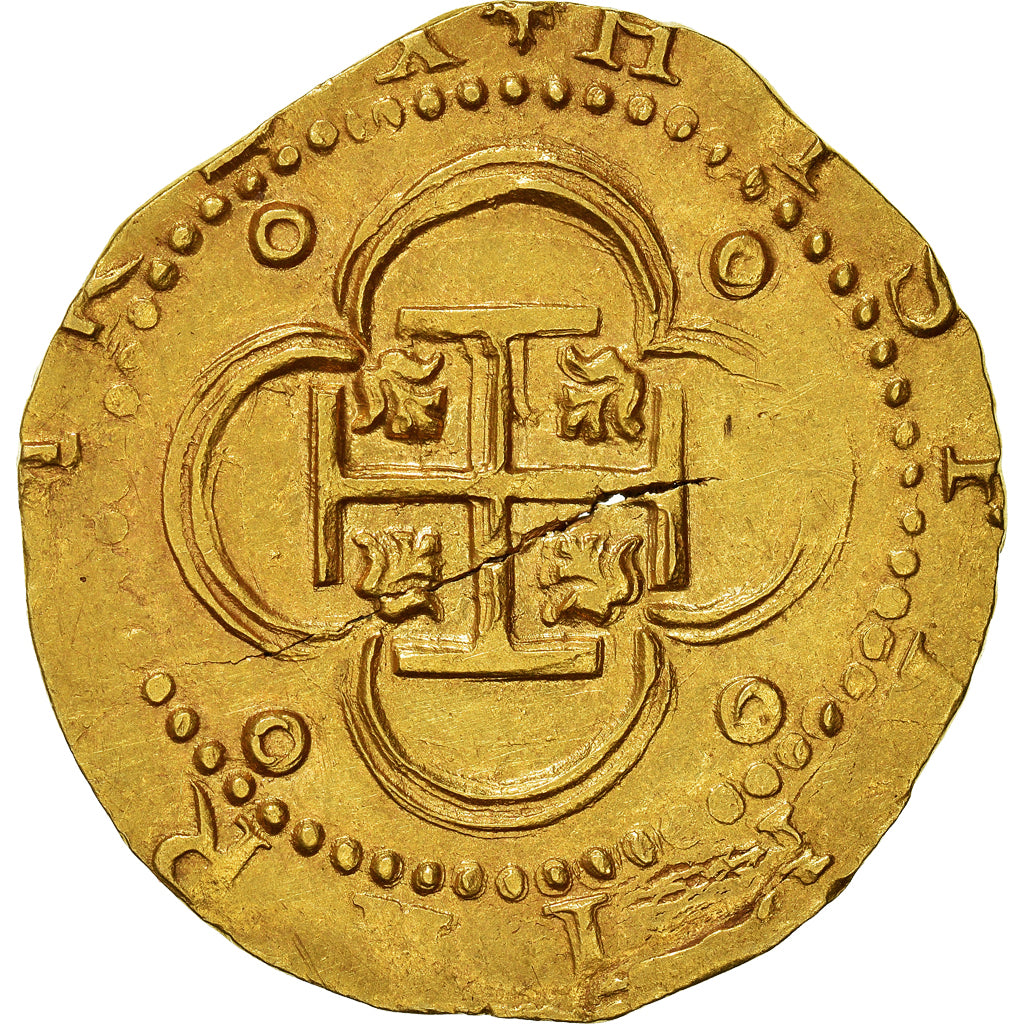 Moneda, España, Philip II, 4 Escudos, 1566-1587, Seville, MBC, Oro