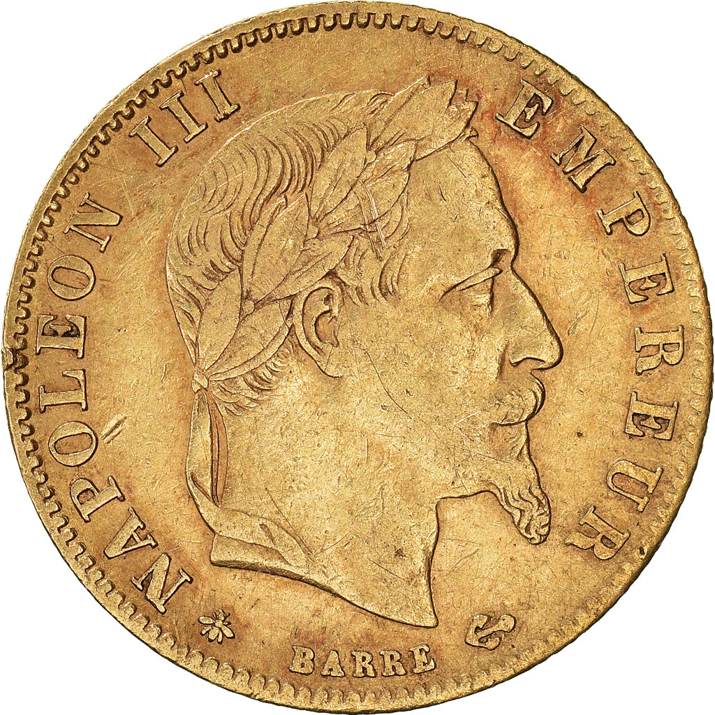 Coin, France, Napoleon III, 5 Francs, 1864, Paris, EF(40-45), Gold, KM:803.1