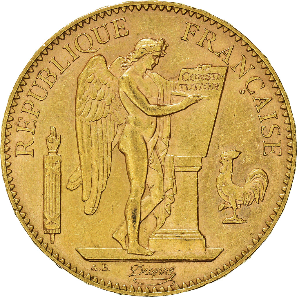 Münze, Frankreich, Génie, 100 Francs, 1902, Paris, SS+, Gold, KM:832