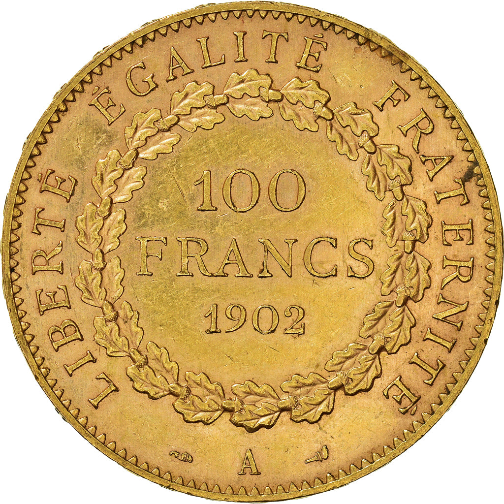 Münze, Frankreich, Génie, 100 Francs, 1902, Paris, SS+, Gold, KM:832