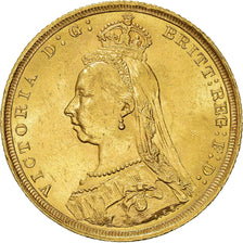 Moneta, Australia, Victoria, Sovereign, 1888, Sydney, AU(55-58), Złoto, KM:10