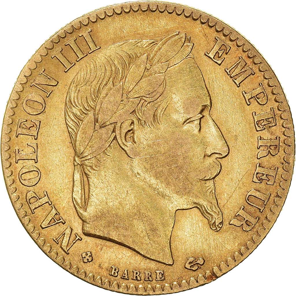 Münze, Frankreich, Napoleon III, Napoléon III, 10 Francs, 1868, Strasbourg
