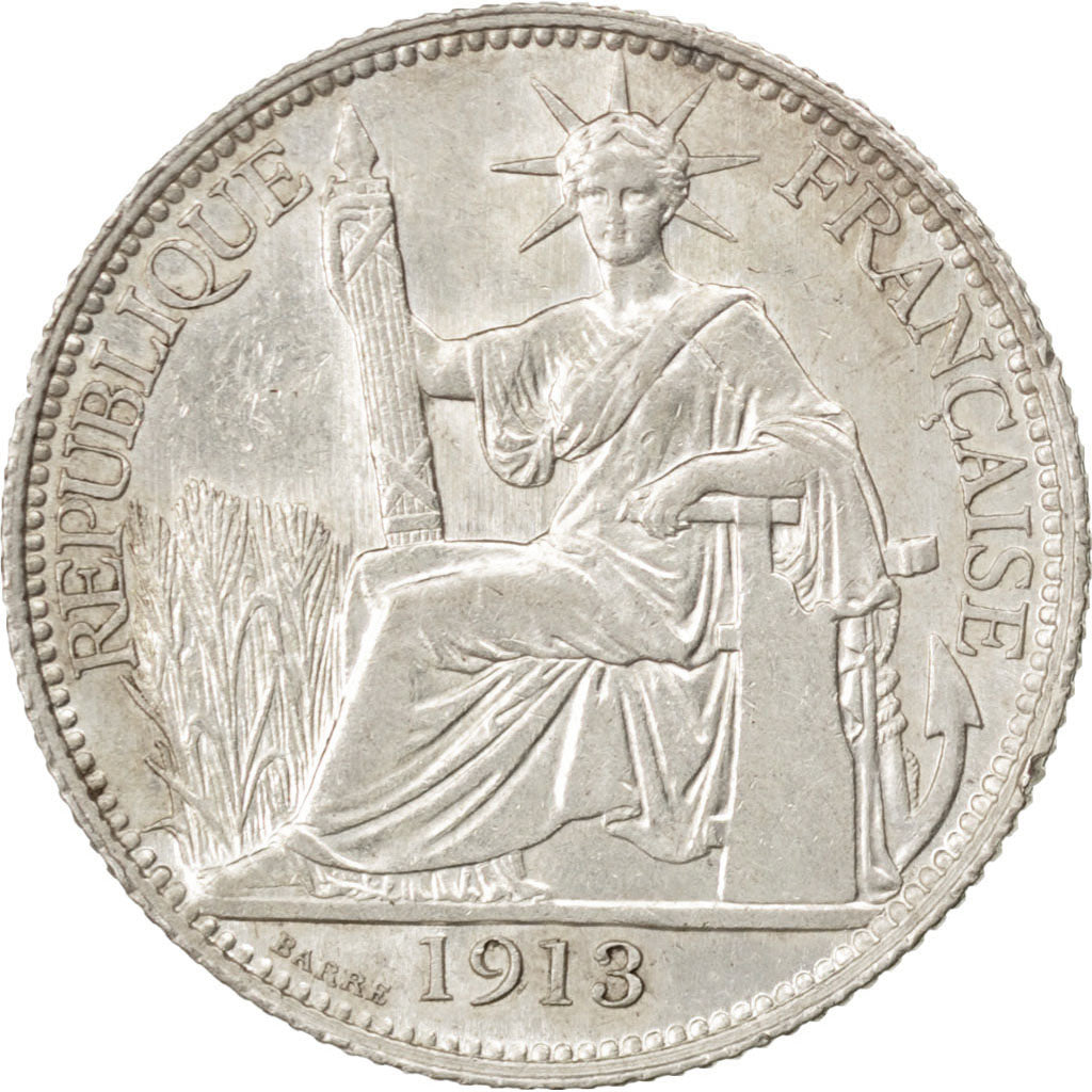 Indochine, 20 Cent 1913 A, KM 10