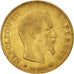 Moeda, França, Napoleon III, 10 Francs, 1859, Paris, EF(40-45), Dourado