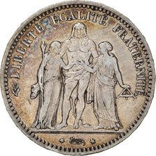 Coin, France, Hercule, 5 Francs, 1873, Paris, VF(30-35), Silver, KM:820.1