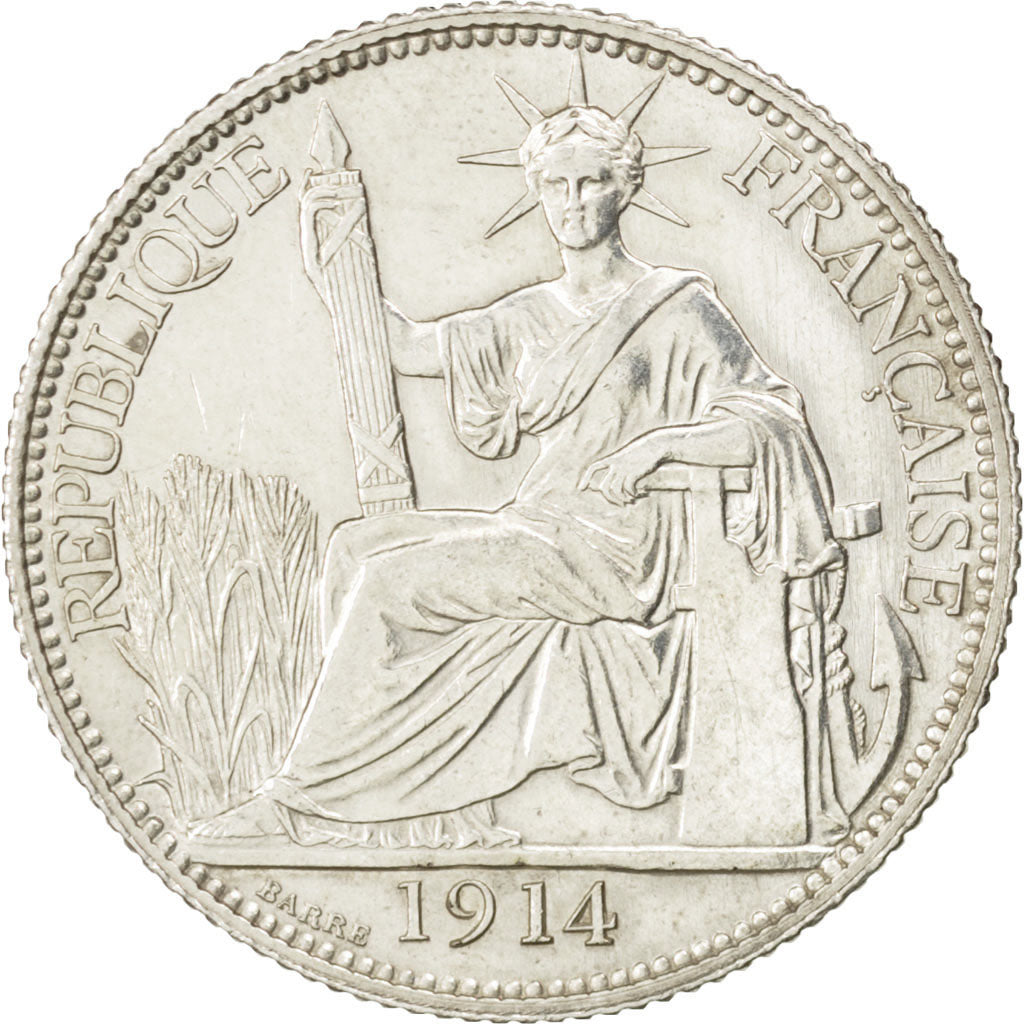 Indochine, 20 Cent 1914 A, KM 10