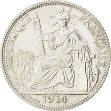 Indochine, 20 Cent 1914 A, KM 10