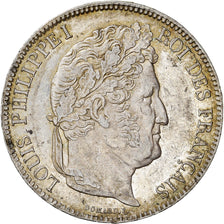 Moneta, Francia, Louis-Philippe, 5 Francs, 1834, Paris, BB+, Argento, KM:749.1