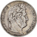 Moneta, Francia, Louis-Philippe, 5 Francs, 1847, Paris, MB+, Argento, KM:749.1