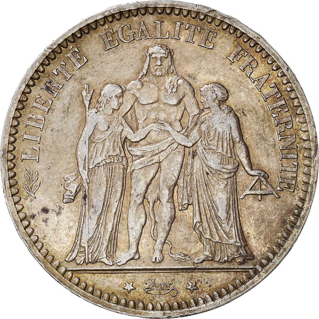 Coin, France, Hercule, 5 Francs, 1873, Paris, EF(40-45), Silver, KM:820.1