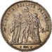 Monnaie, France, Hercule, 5 Francs, 1876, Paris, TTB, Argent, Gadoury:745a