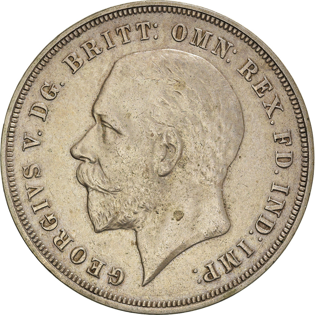 Coin, Great Britain, George V, Crown, 1935, AU(50-53), Silver, KM:842