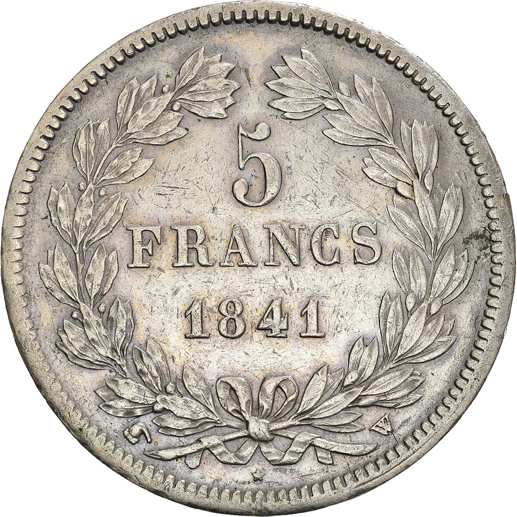Monnaie, France, Louis-Philippe, 5 Francs, 1841, Lille, TTB, Argent, KM:749.13