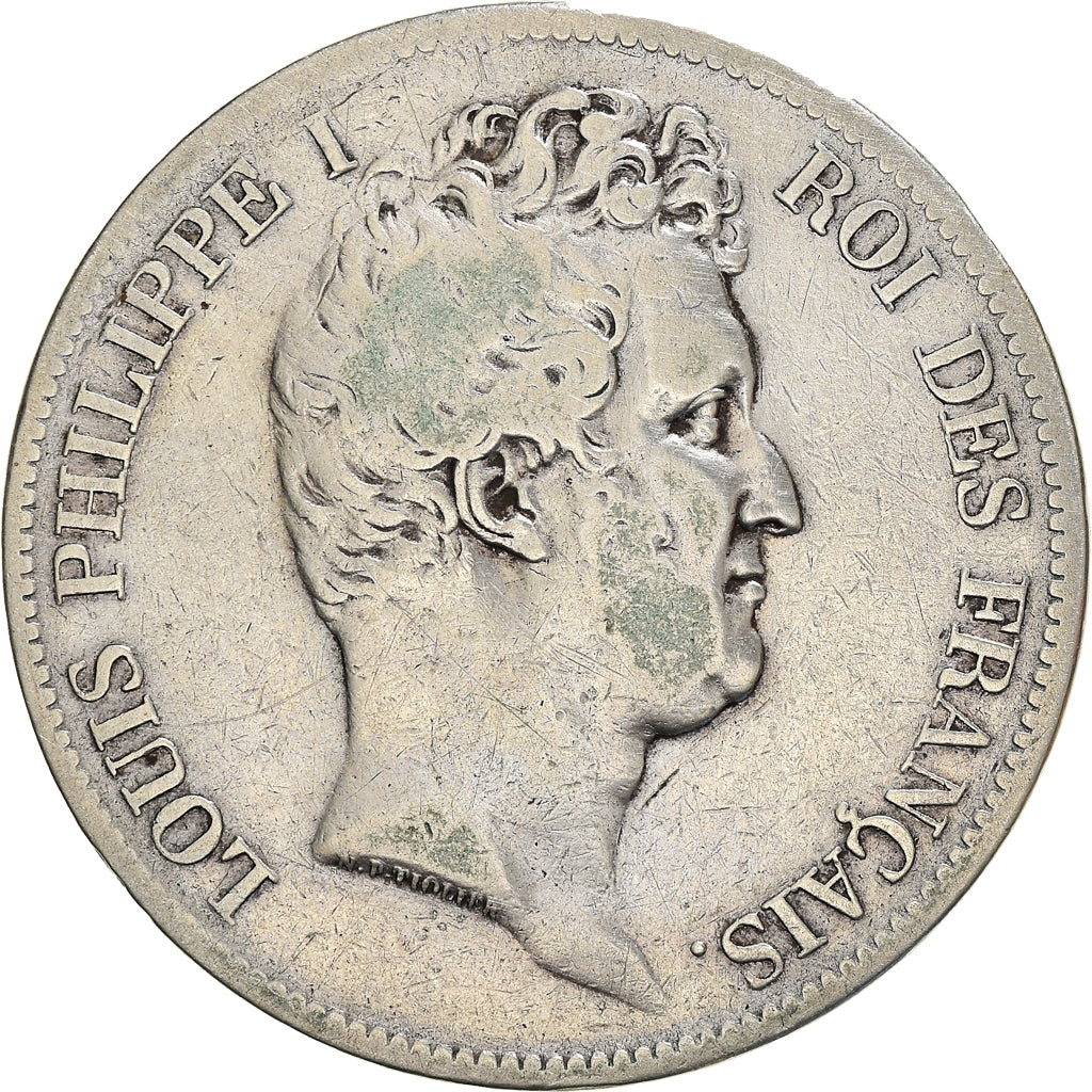 Moneta, Francia, Louis-Philippe, 5 Francs, 1831, Lille, MB, Argento, KM:735.13