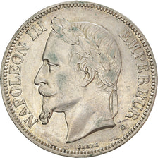 Coin, France, Napoleon III, 5 Francs, 1869, Strasbourg, EF(40-45), Silver