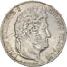 Münze, Frankreich, Louis-Philippe, 5 Francs, 1845, Paris, S, Silber, KM:749.1